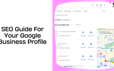 SEO Guide For Your Google Business Profile